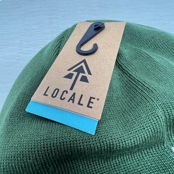 Locale Highline Beanie Hat One Size Cozy Knit Sage Green 100% Acrylic Winter NEW - Picture 3 of 8